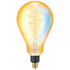 WiZ Amber Filament PS160 Smart LED-pære E27 390 lm