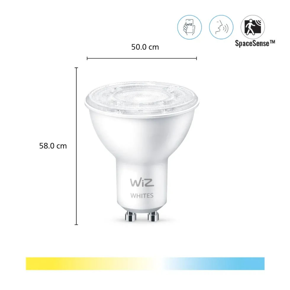 WiZ GU10 Smart LED-pære 345 lm 2-pk.