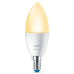 WiZ Varmhvit C37 Smart LED-pære E14 470 lm