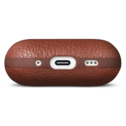 WOOLNUT Deksel i skinn til AirPods Pro 3-ladeetui Cognac