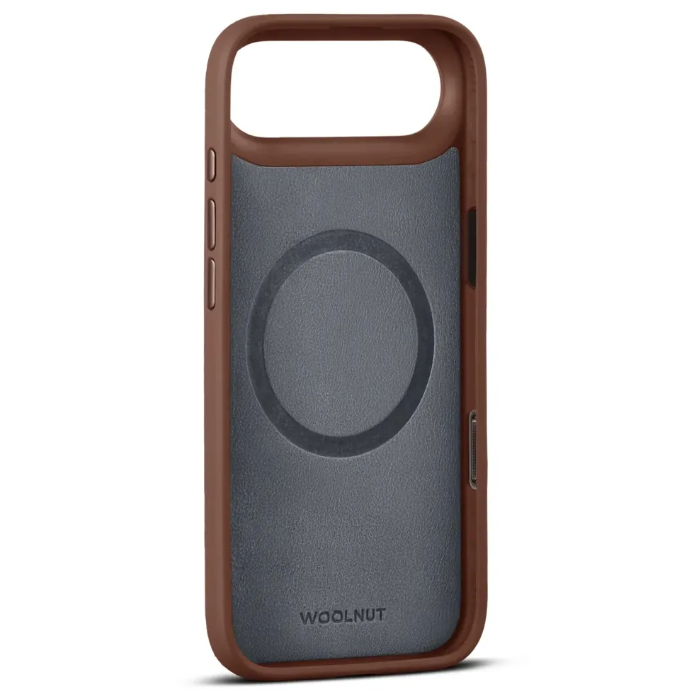 WOOLNUT Skinnetui for iPhone Air Cognac