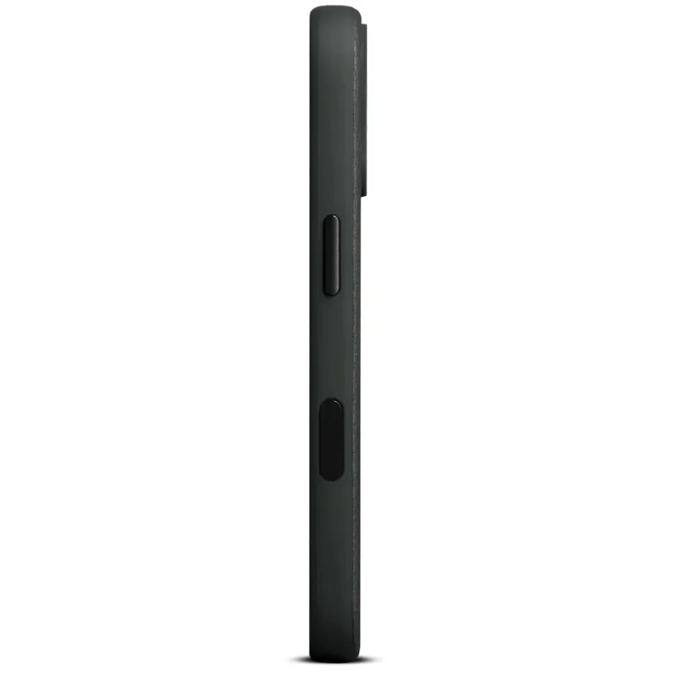 WOOLNUT Skinnetui for iPhone 17 Svart