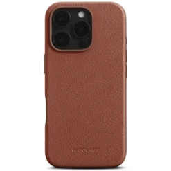 WOOLNUT Skinnetui for iPhone 16 Pro Cognac