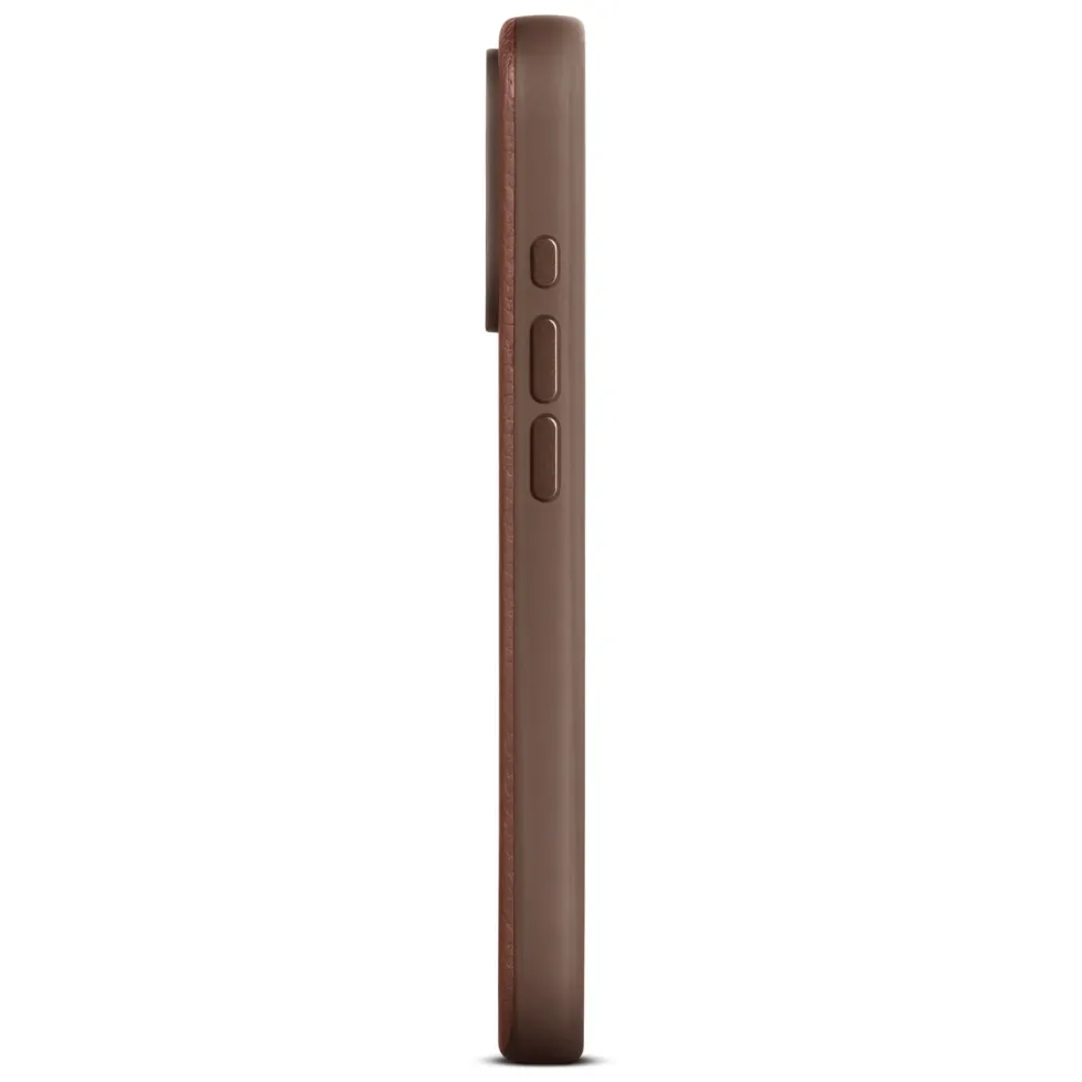WOOLNUT Skinnetui for iPhone 16 Pro Cognac