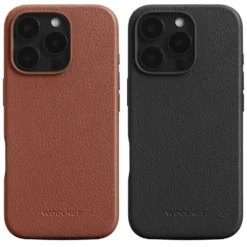 WOOLNUT Skinnetui for iPhone 16 Pro Cognac