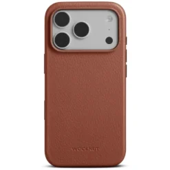 WOOLNUT Skinnetui for iPhone 17 Pro Cognac