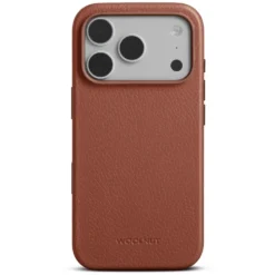 WOOLNUT Skinnetui for iPhone 17 Pro Cognac