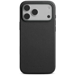 WOOLNUT Skinnetui for iPhone 17 Pro Max Svart