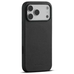 WOOLNUT Skinnetui for iPhone 17 Pro Max Svart