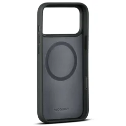 WOOLNUT Skinnetui for iPhone 17 Pro Max Svart