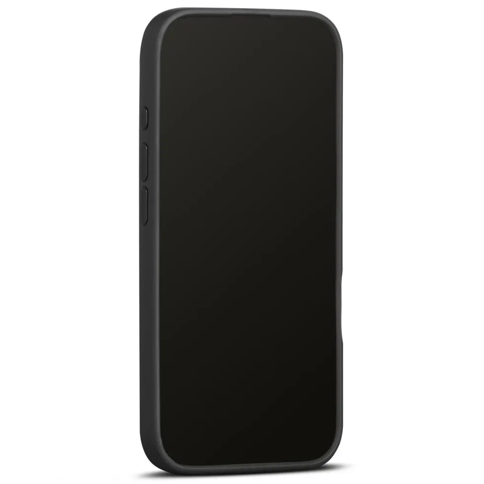 WOOLNUT Skinnetui for iPhone 16 Pro Svart