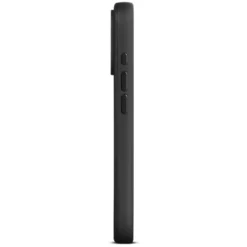 WOOLNUT Skinnetui for iPhone 16 Pro Svart