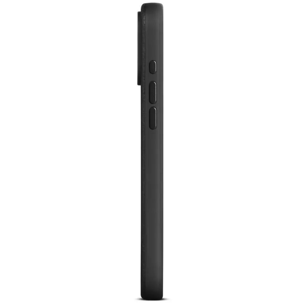 WOOLNUT Skinnetui for iPhone 16 Pro Max Svart