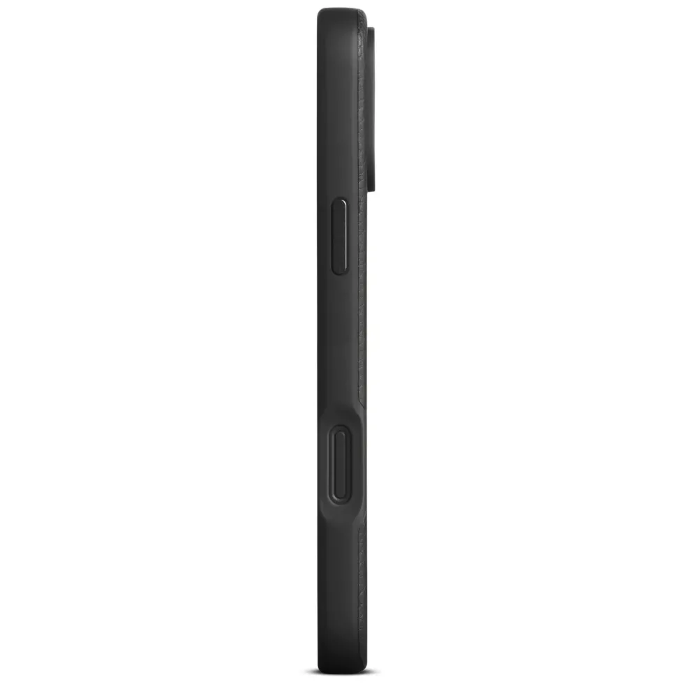 WOOLNUT Skinnetui for iPhone 16 Pro Max Svart