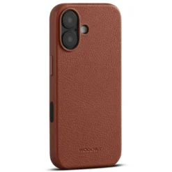 WOOLNUT Skinnetui for iPhone 17 Cognac