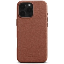 WOOLNUT Skinnetui for iPhone 16 Pro Max Cognac