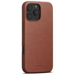 WOOLNUT Skinnetui for iPhone 16 Pro Max Cognac