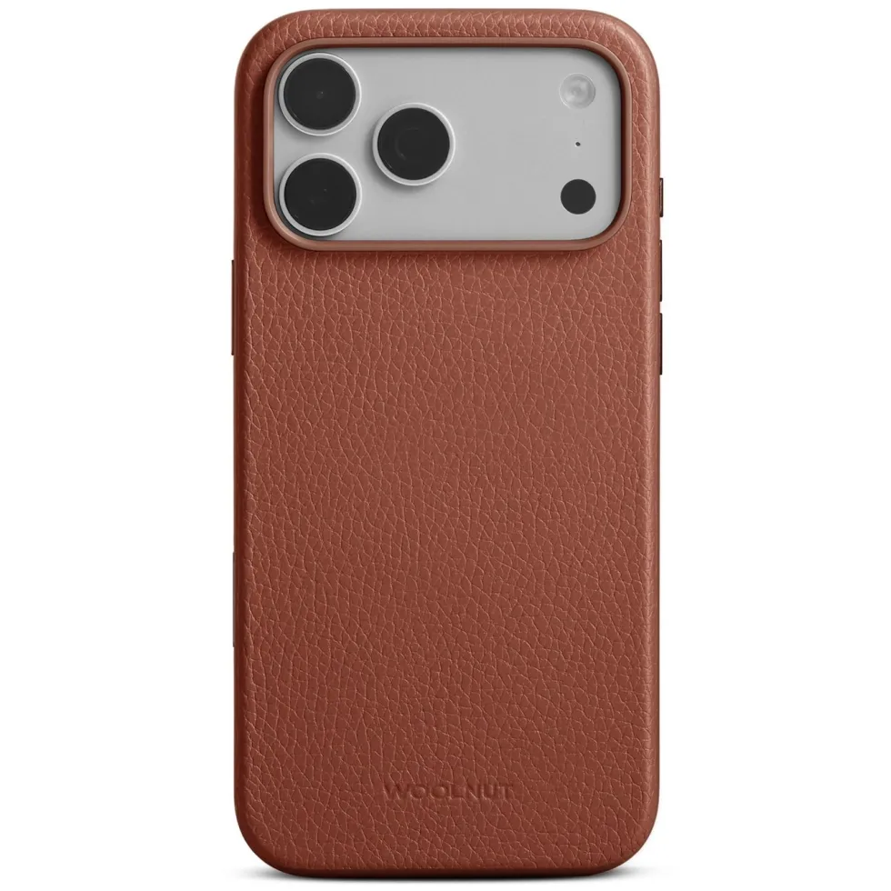 WOOLNUT Skinnetui for iPhone 17 Pro Max Cognac