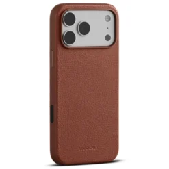 WOOLNUT Skinnetui for iPhone 17 Pro Max Cognac