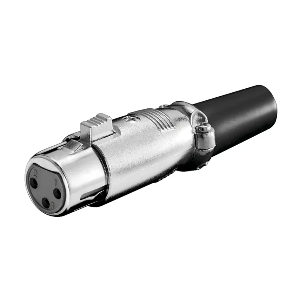 XLR-kontakt, 3-polet Hunn