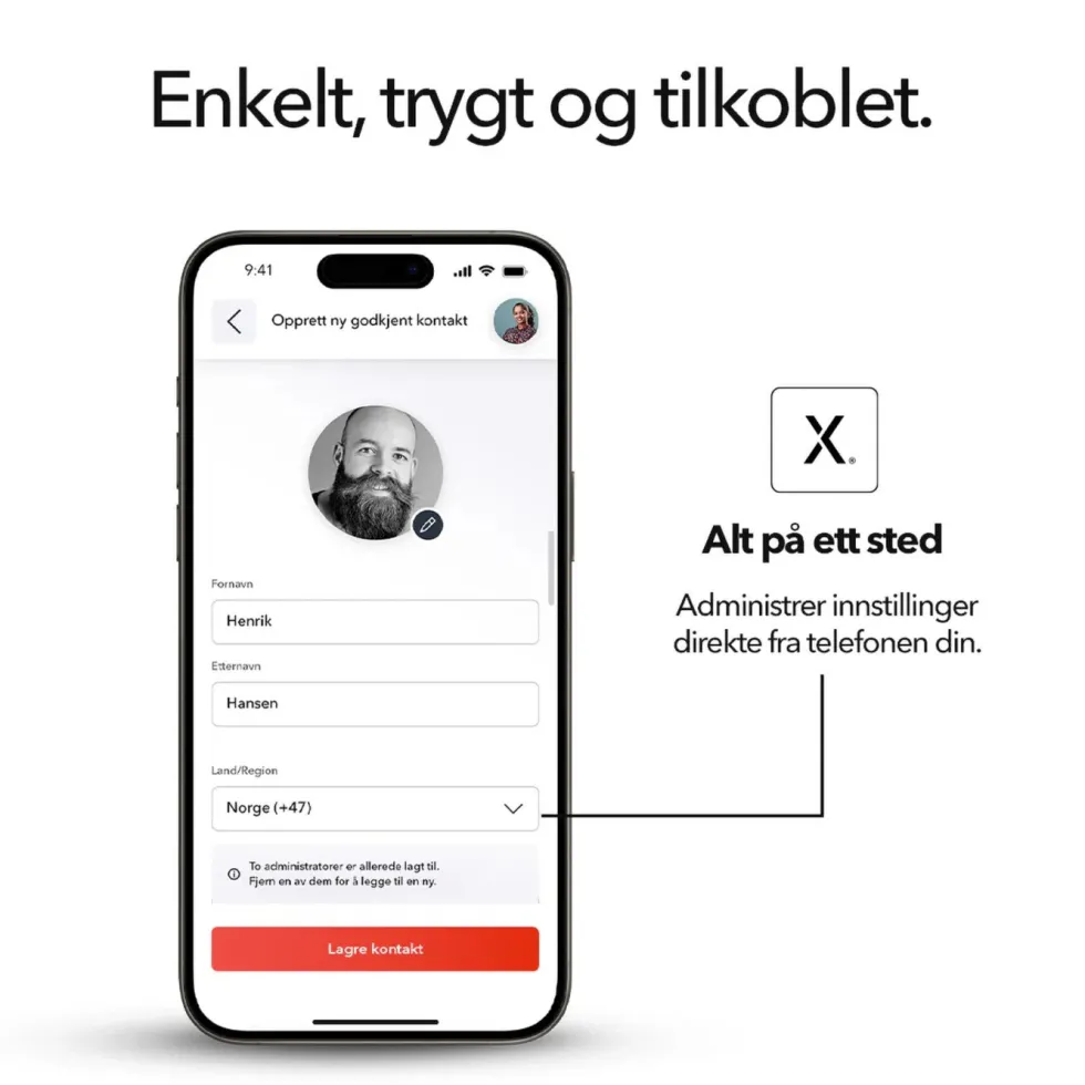 Xplora One - barnmobil uten internett og sosiale medier Svart