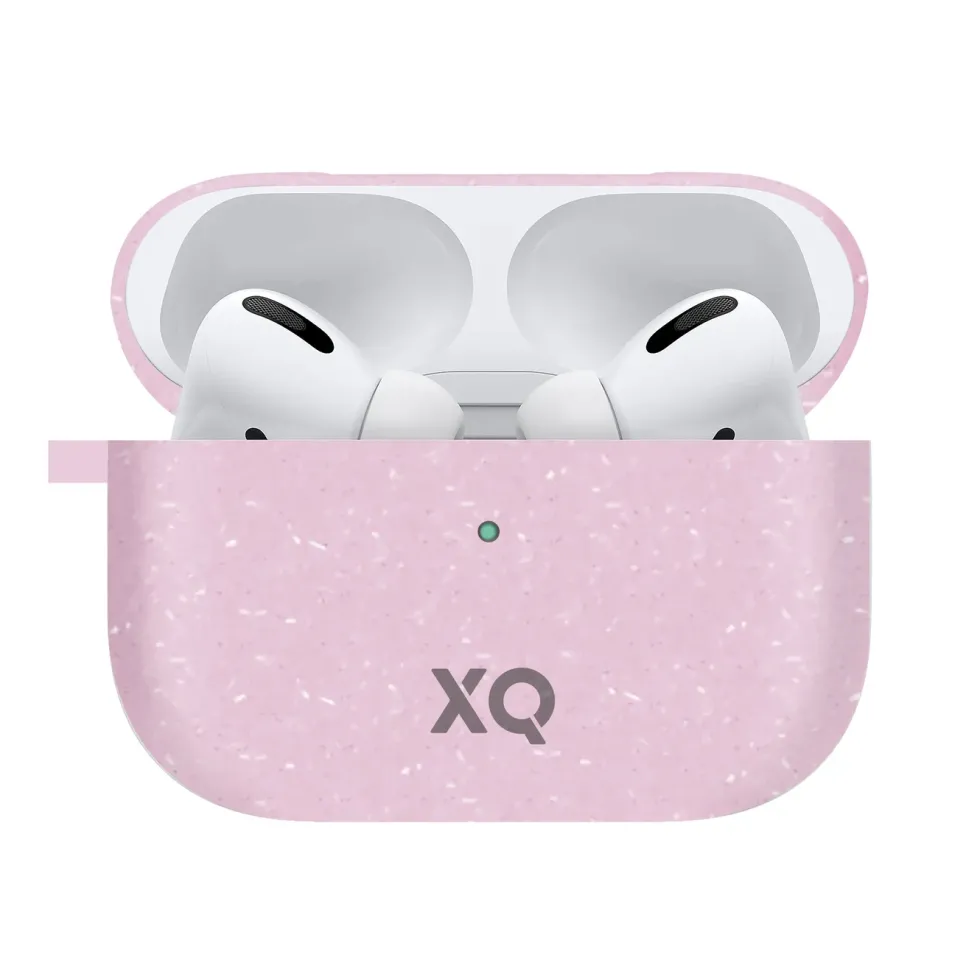 Xqisit Komposterbart etui for Airpods Pro (Gen 1, 2019) Rosa
