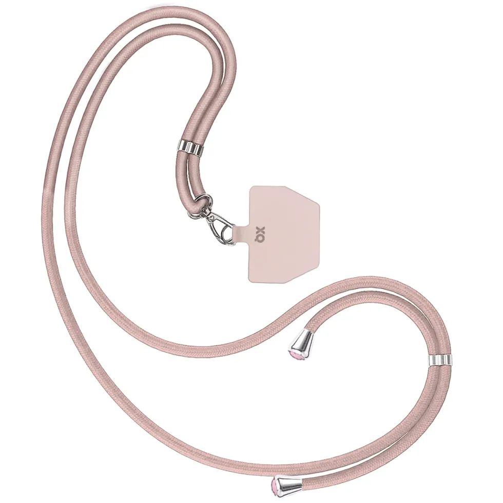 Xqisit Phone Strap Universal mobilreim for mobildeksler Rosa