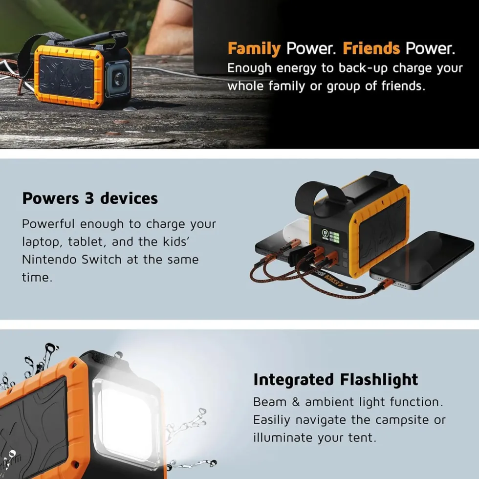 Xtorm Rugged XR204 Flashlight Powerbank 40 000 mAh