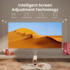 Yaber T1 Pro bærbar Full HD-projektor med innebygde strømmetjenester