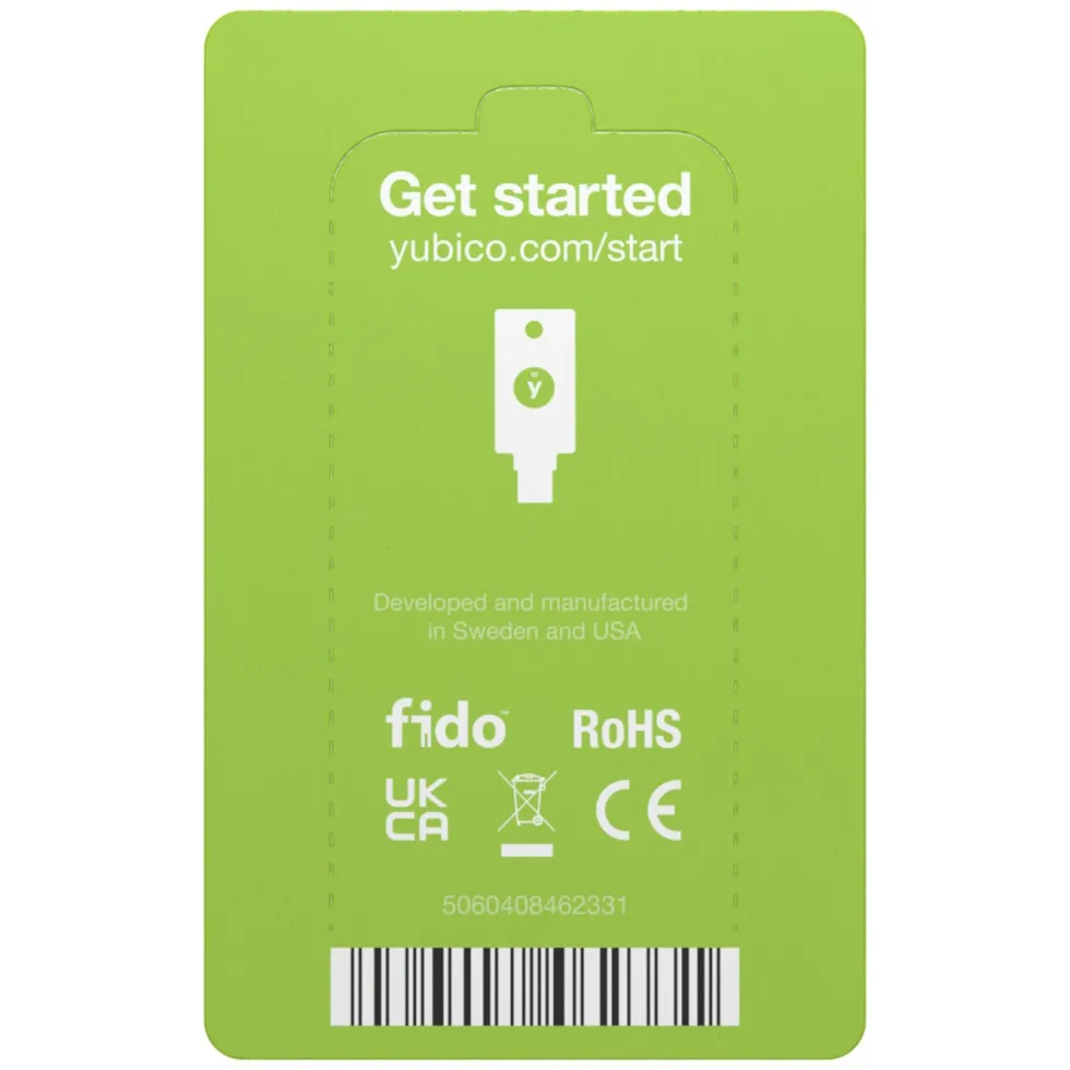 Yubico YubiKey 5C NFC Sikkerhetsnøkkel med USB-C
