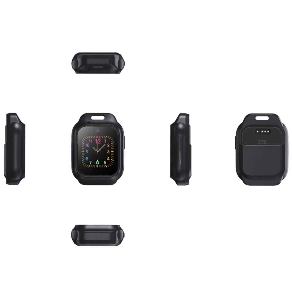 ZTE Klokkebeskyttelse med halsreim for Watch K2 og K2 Pro Svart