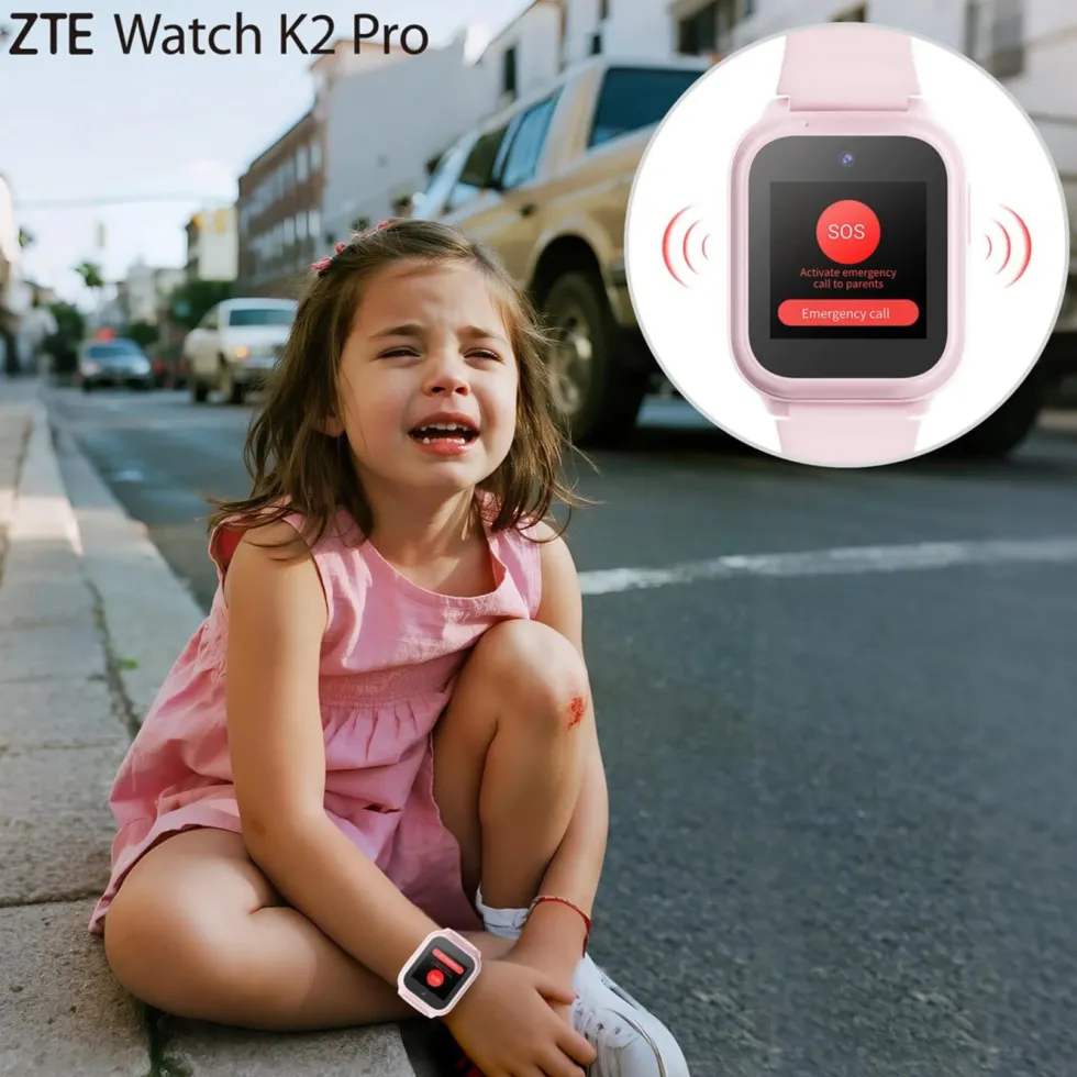 ZTE Watch K2 Pro – smartklokke for barn Rosa